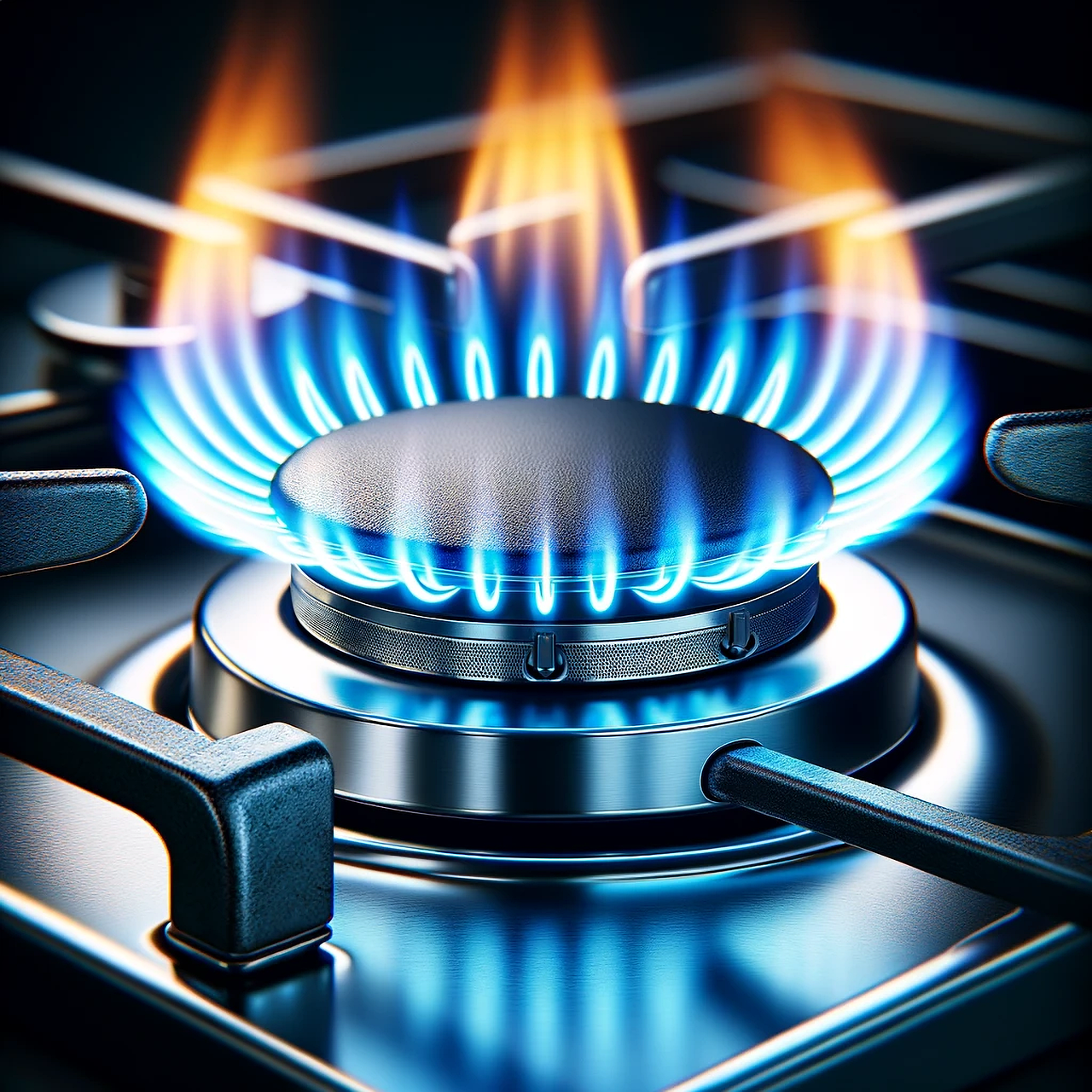 Stove top Gas Burner Gas burner on Stove top
