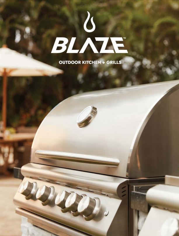 catalog cover for blaze grills